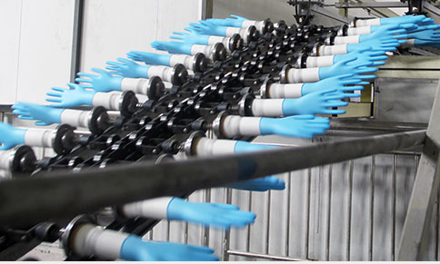 Glove production line